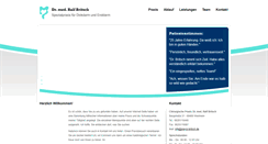 Desktop Screenshot of praxis-britsch.de
